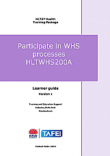HLTWHS200A Participate in WHS processes  Learner resource