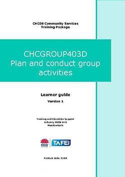 CHCGROUP403D Plan and conduct group activities