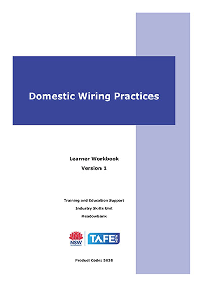 Domestic Wiring Practices Learner Workbook Version 1.