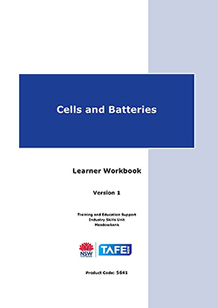 Cells and Batteries Learner Workbook Version 1.